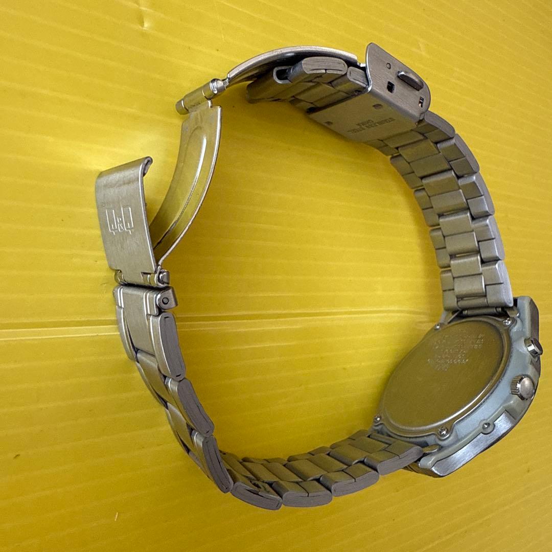 シチズン Q&Q 電波ソーラー メンズ腕時計HG00-801