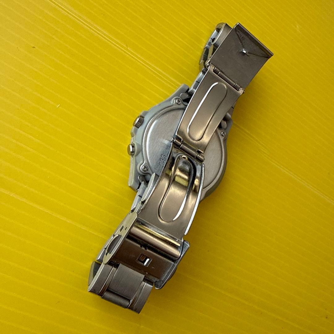 シチズン Q&Q 電波ソーラー メンズ腕時計HG00-801