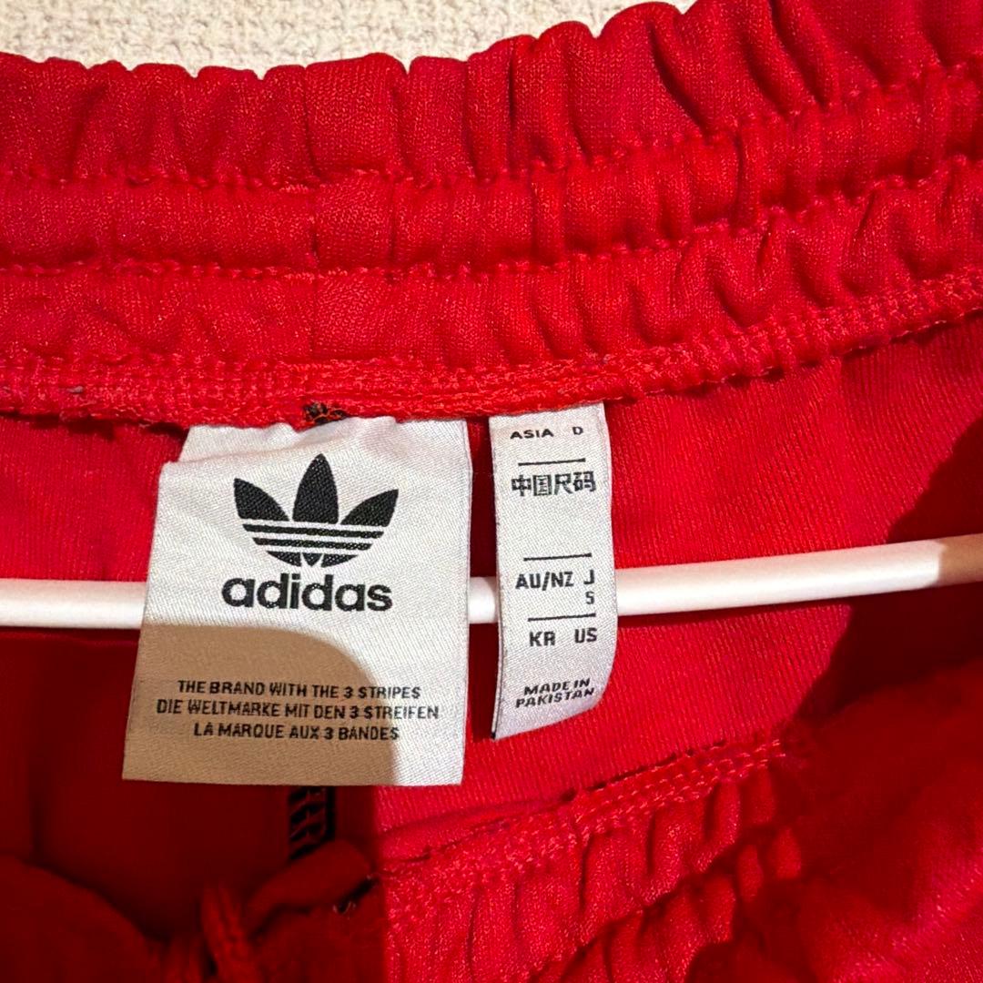 adidas 赤 ジャージ Sサイズ