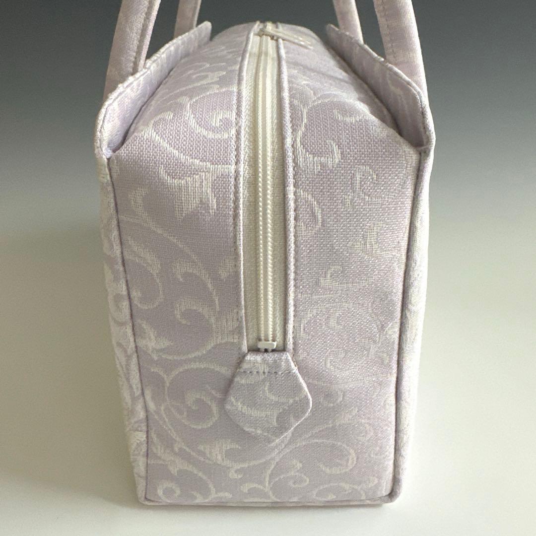 新品未使用品　京都 西陣織　弥栄織物　　　正絹帯地使用　利休バッグ　251213