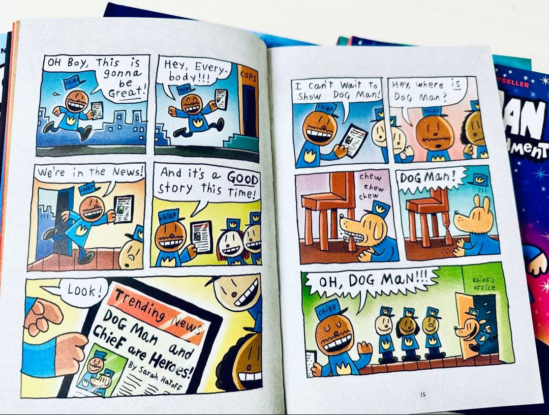 DogMan ドッグマン　17巻セット　マイヤペン対応　音源おまけ付き　英語漫画