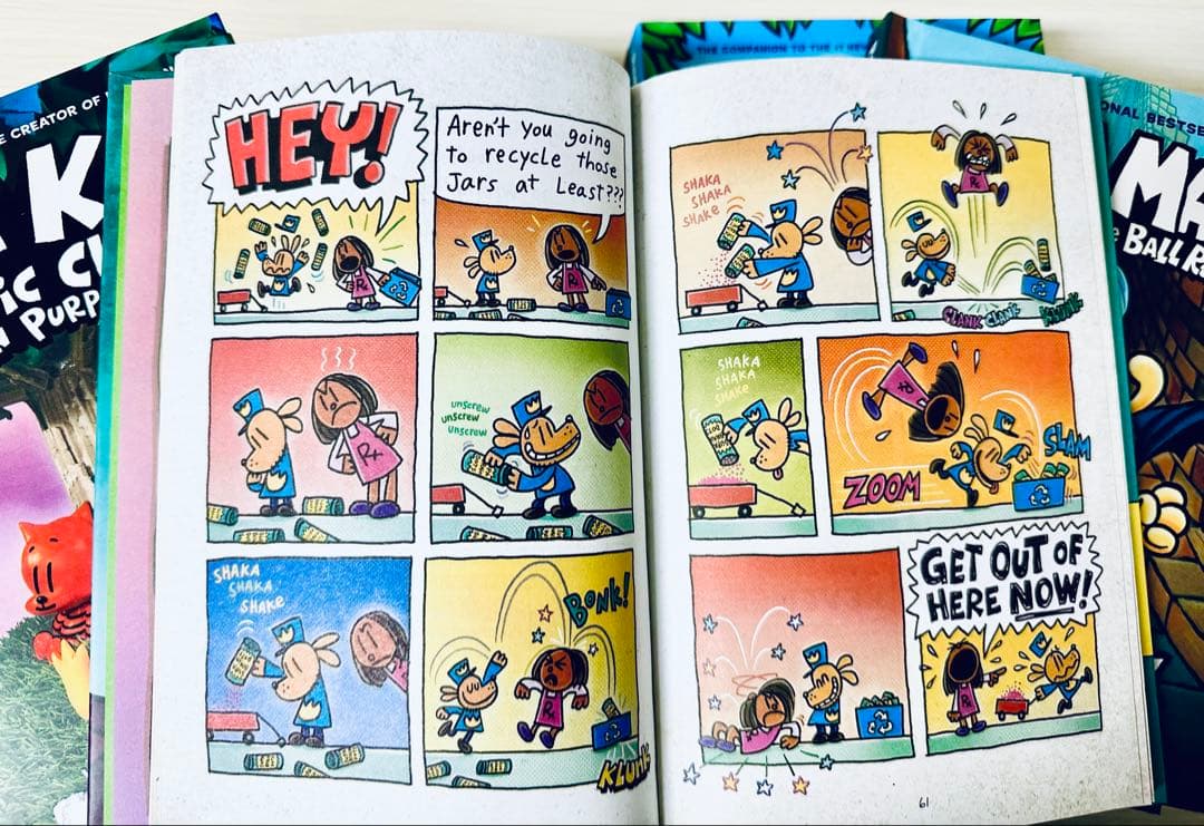 DogMan ドッグマン　17巻セット　マイヤペン対応　音源おまけ付き　英語漫画