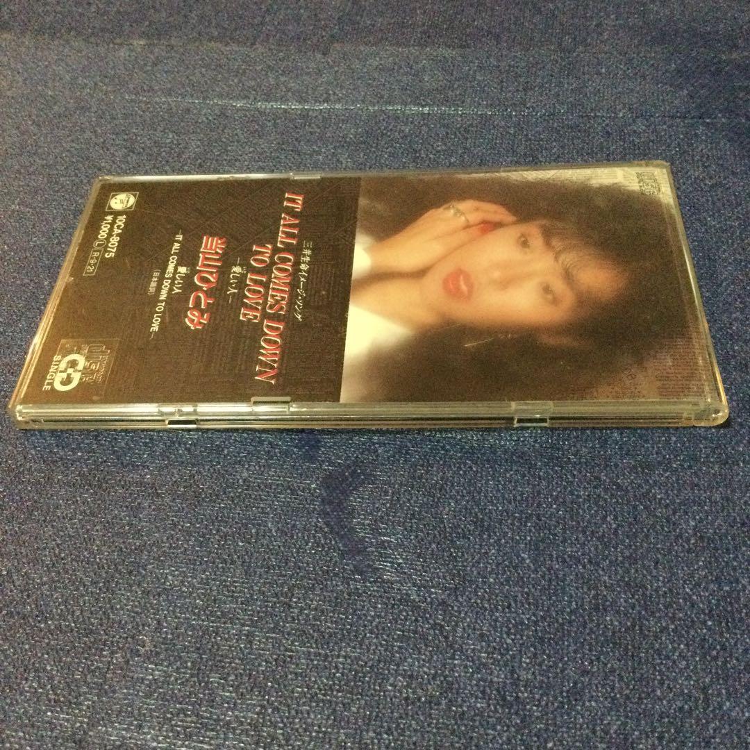 当山ひとみ　CD邦楽　IT ALL COMES DOWN 8センチ8cmシングル