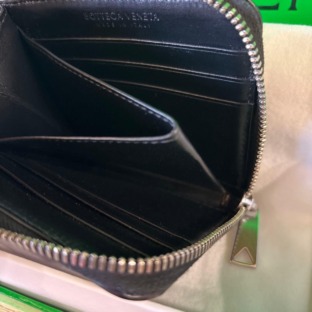 は*ろ様 BOTTEGA VENETA スクエア コンパクトジップアラウンドウォ