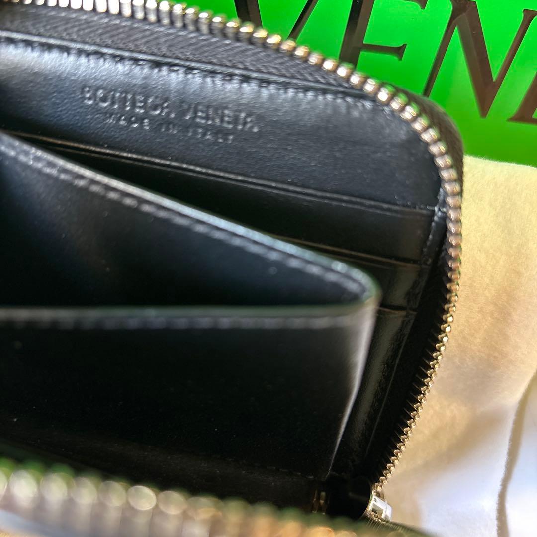 は*ろ様 BOTTEGA VENETA スクエア コンパクトジップアラウンドウォ