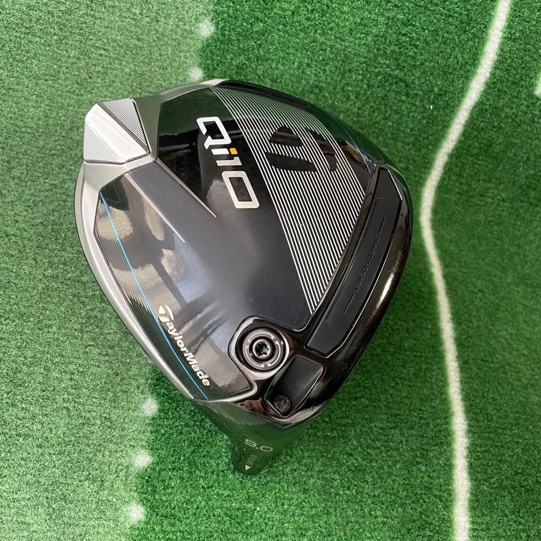 テーラーメイド Qi10 ドライバー　ヘッドのみ ヘッドカバー付き