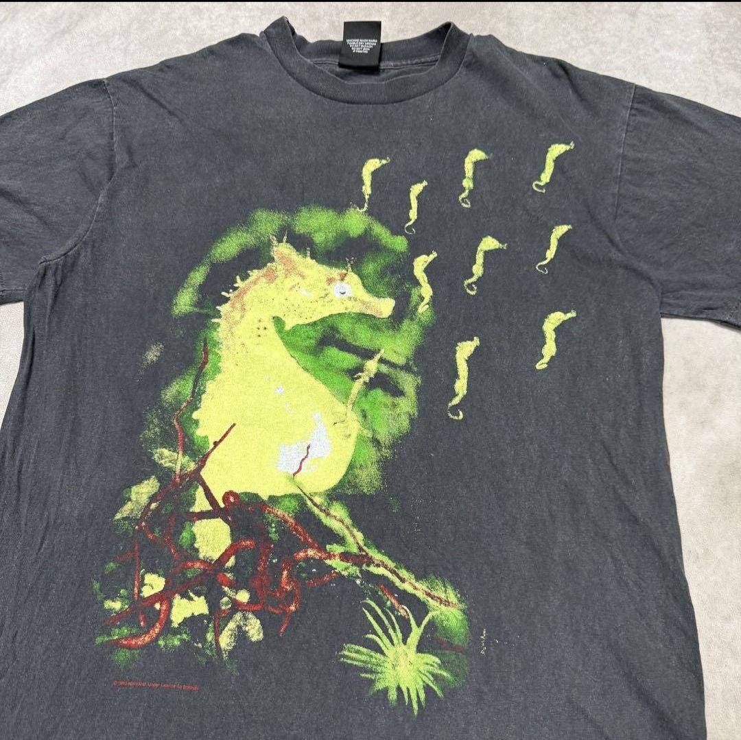 90s NIRVANA タツノオトシゴ Rape Me バンドTシャツ USA製