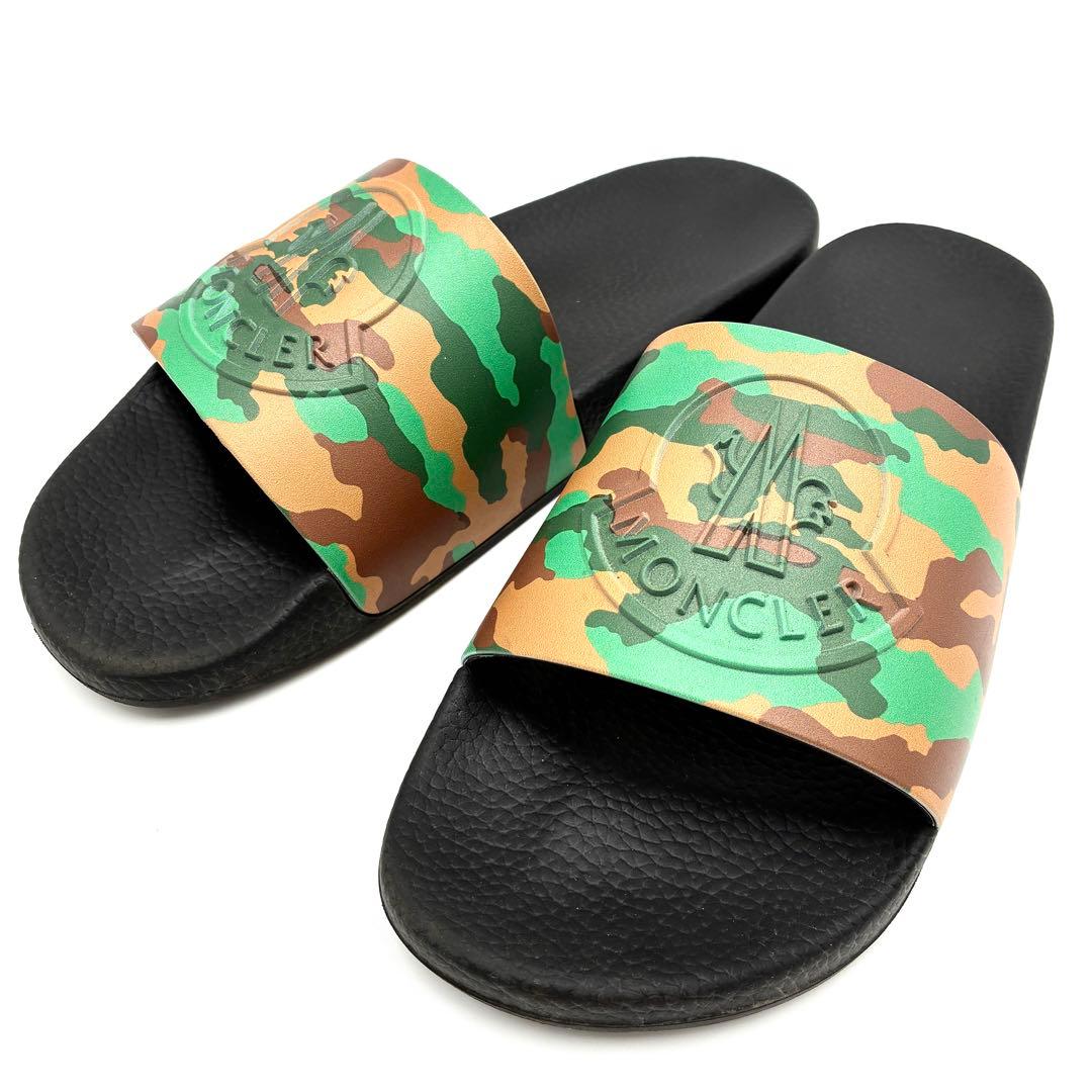 【美品・28cm】モンクレール バジーレ カモ シャワーサンダル 43サイズ