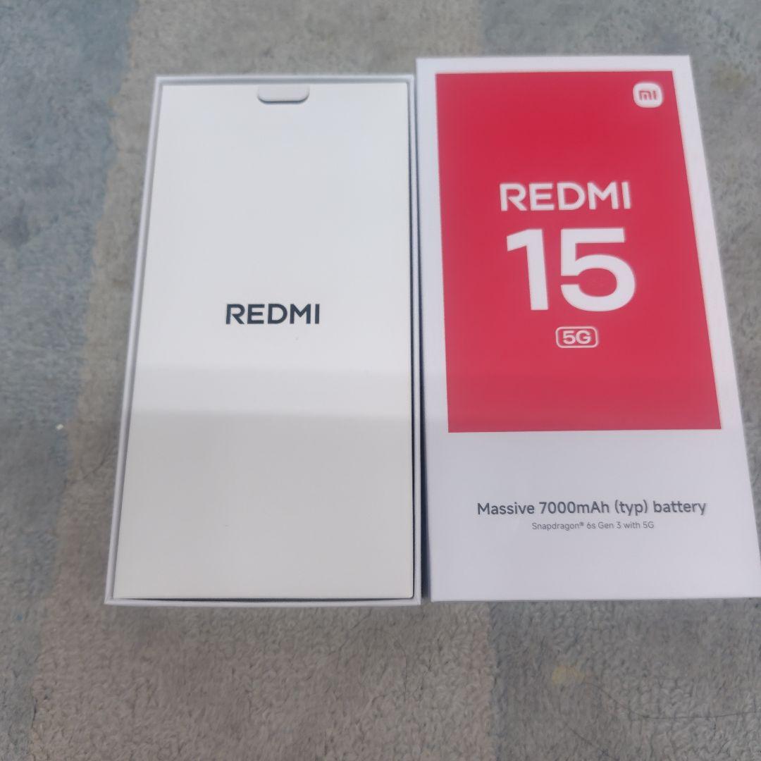 【新品未使用】Redmi 15 5G Midnight Black