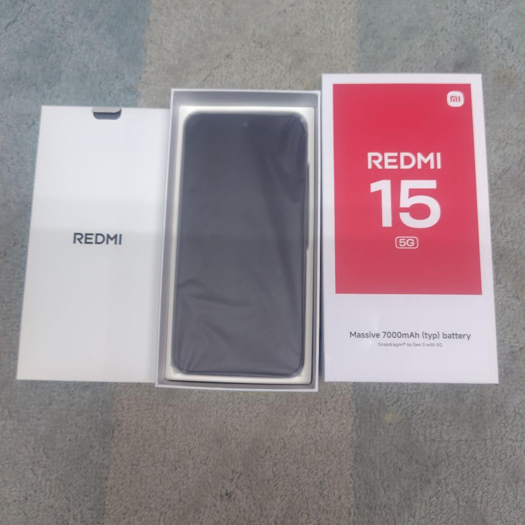 【新品未使用】Redmi 15 5G Midnight Black