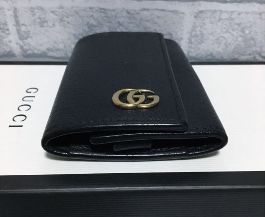 ✨人気シリーズ✨大特価 GUCCI グッチ マーモント ブラック キーケース6連