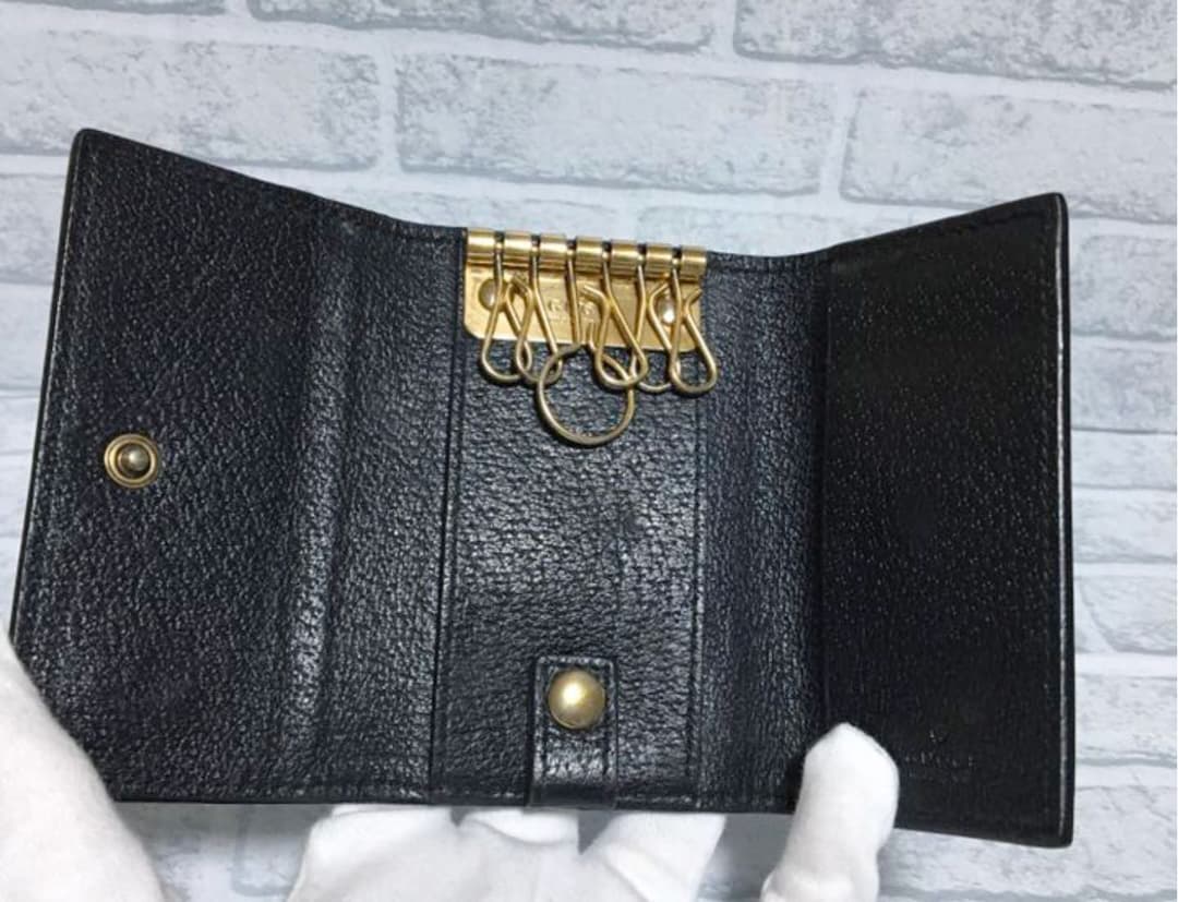 ✨人気シリーズ✨大特価 GUCCI グッチ マーモント ブラック キーケース6連