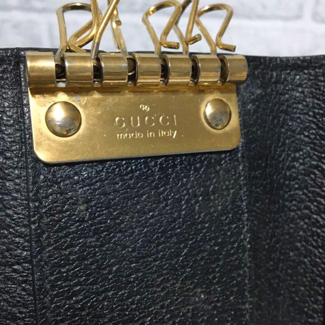 ✨人気シリーズ✨大特価 GUCCI グッチ マーモント ブラック キーケース6連