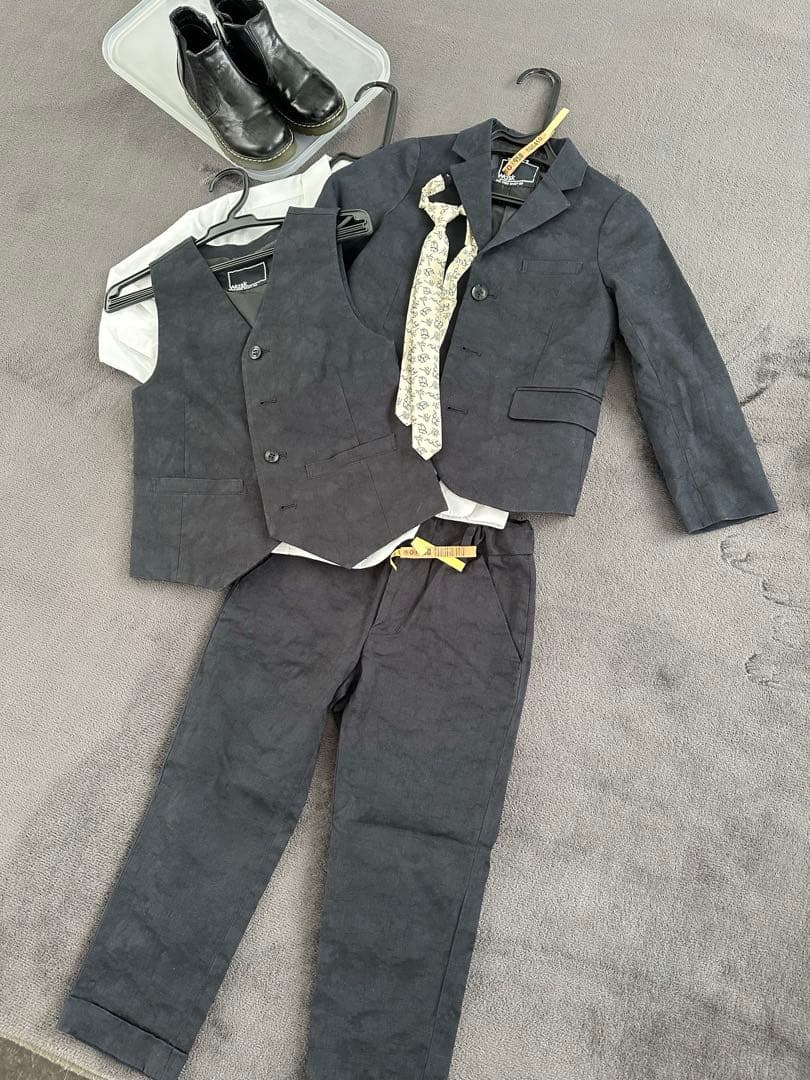 総額七万以上　入学式　男の子　wask 120 靴　セット　一回のみ使用