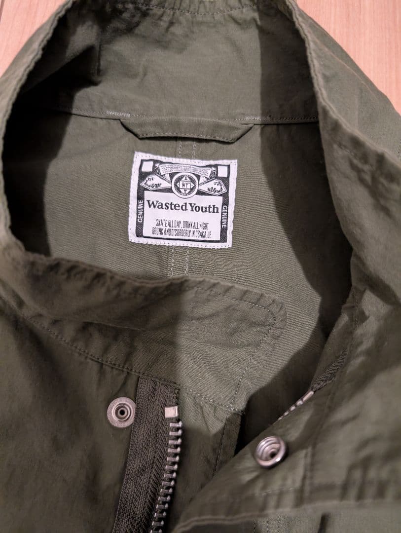 Wasted Youth verdy ミリタリージャケット オリーブグリーン
