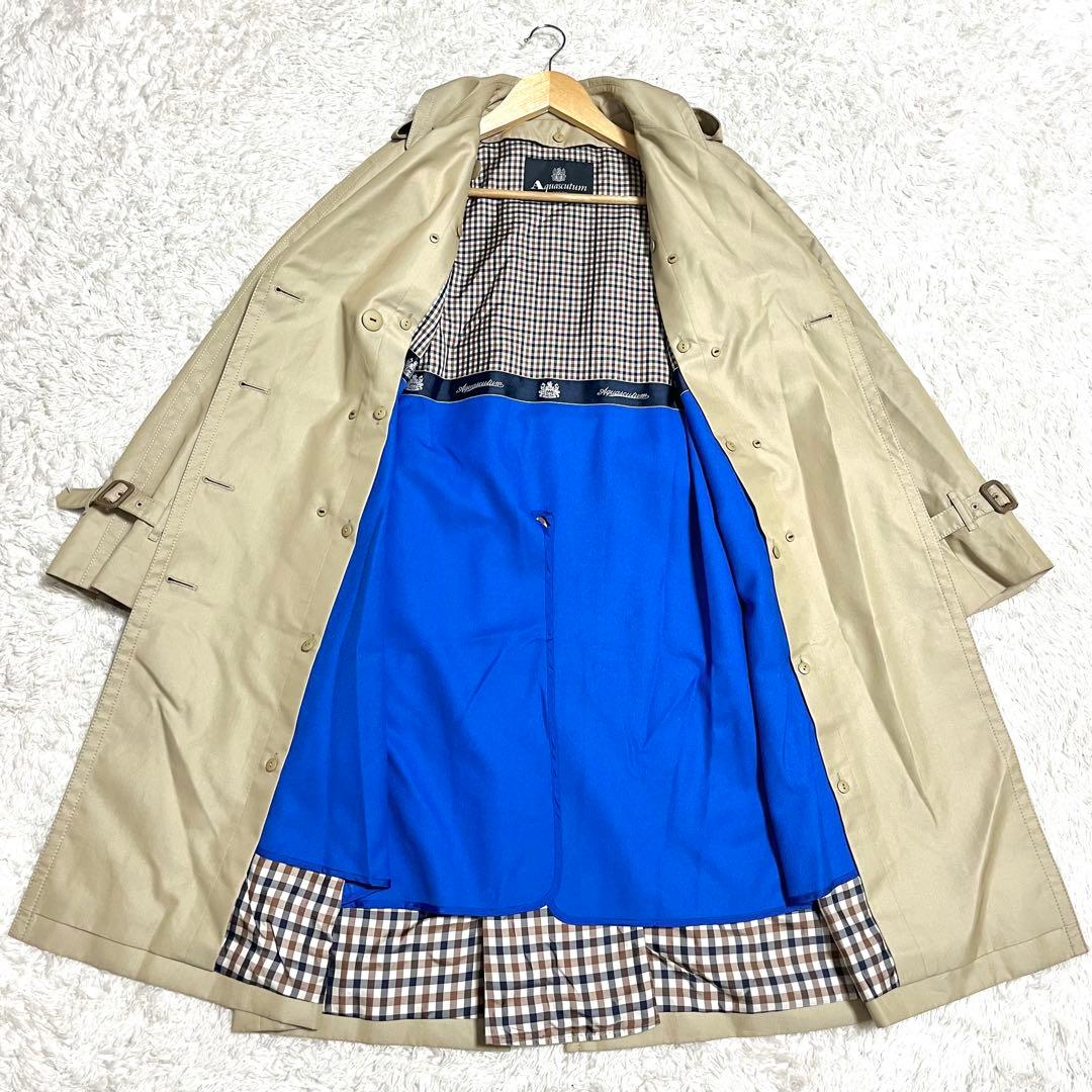 ✨即売品✨アクアスキュータム トレンチコート ライナー付き ベルト ベージュ