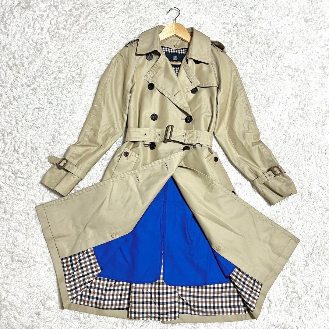 ✨即売品✨アクアスキュータム トレンチコート ライナー付き ベルト ベージュ