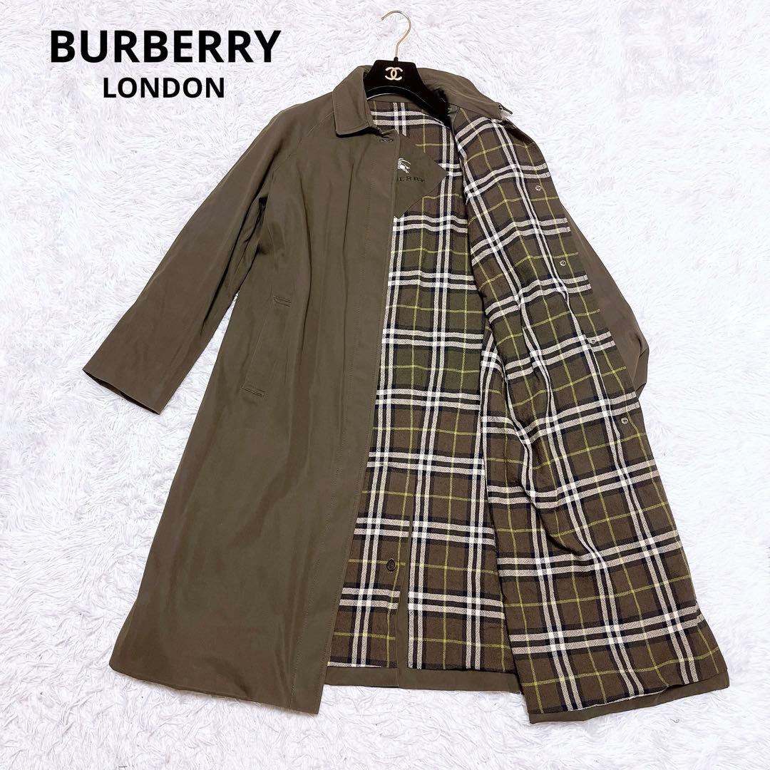 Burberry ステンカラー トレンチ コート スプリング ロング カーキ