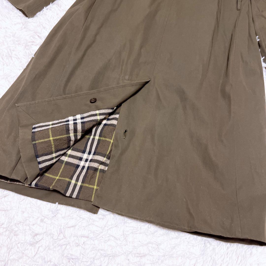 Burberry ステンカラー トレンチ コート スプリング ロング カーキ