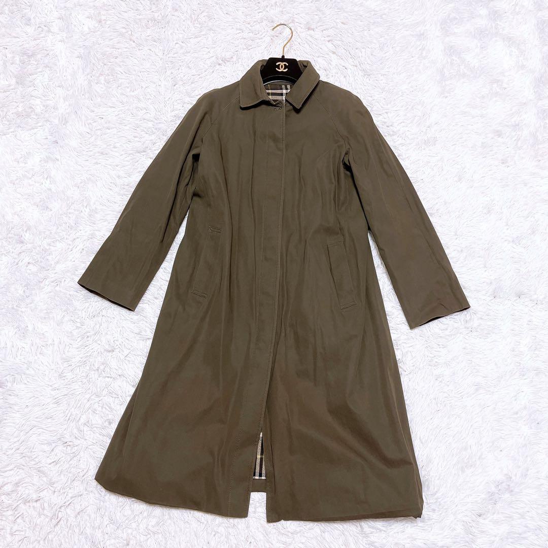 Burberry ステンカラー トレンチ コート スプリング ロング カーキ