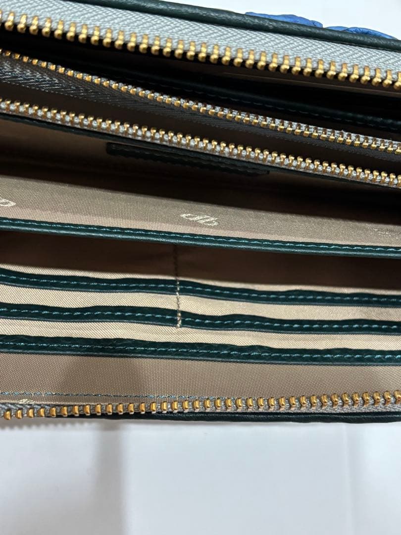 decobranche デコブランシェ 京華KYOUKA/長財布　ブルー　新品