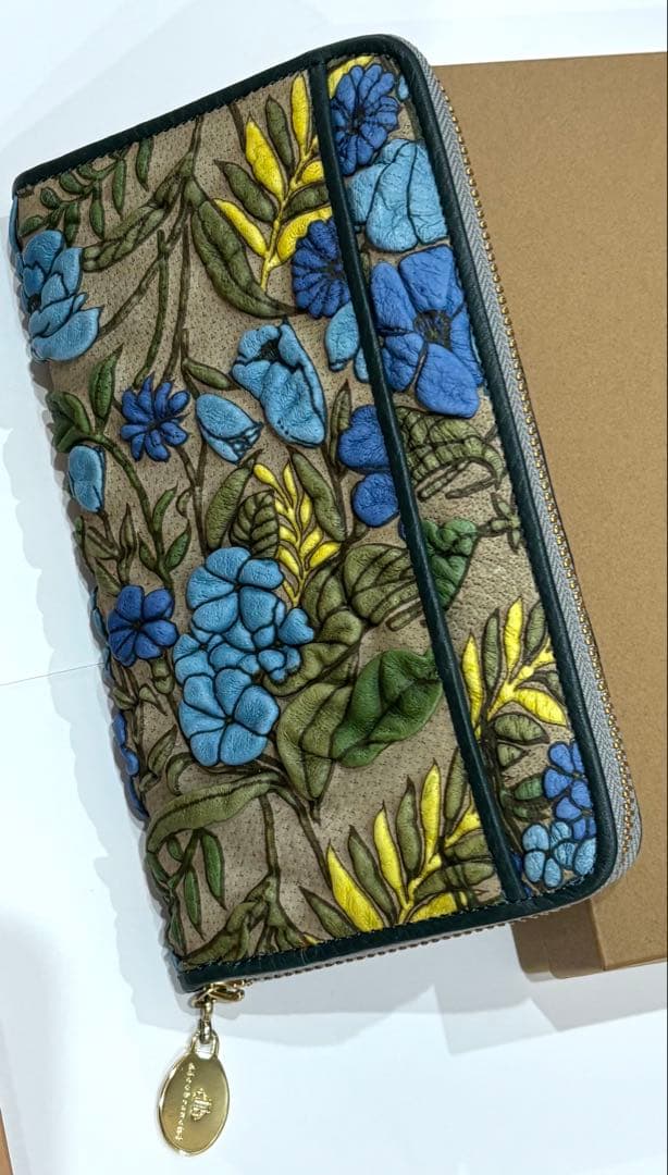 decobranche デコブランシェ 京華KYOUKA/長財布　ブルー　新品