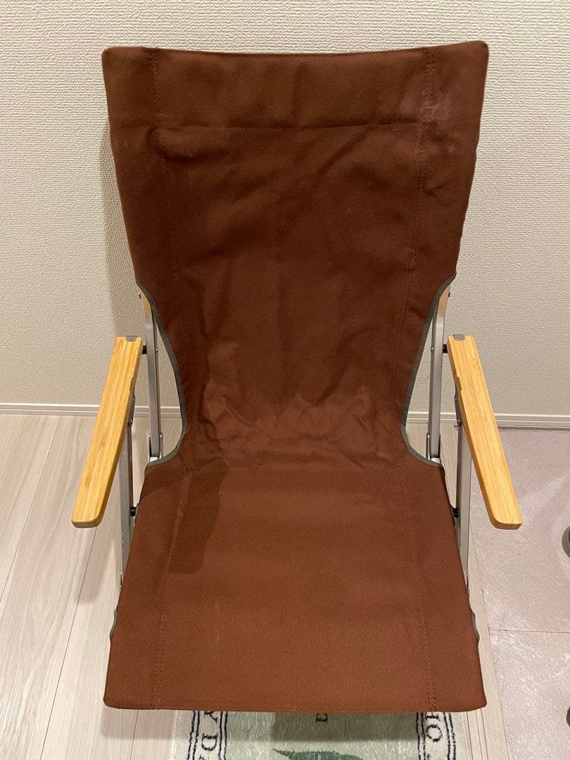 スノーピーク　ローチェア　ブラウン