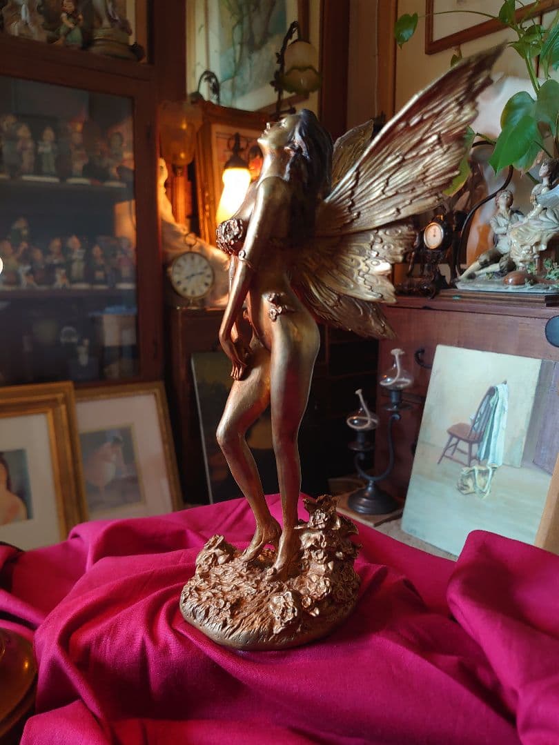 ヴィンテージ　ブロンズ像「勝利の女神」