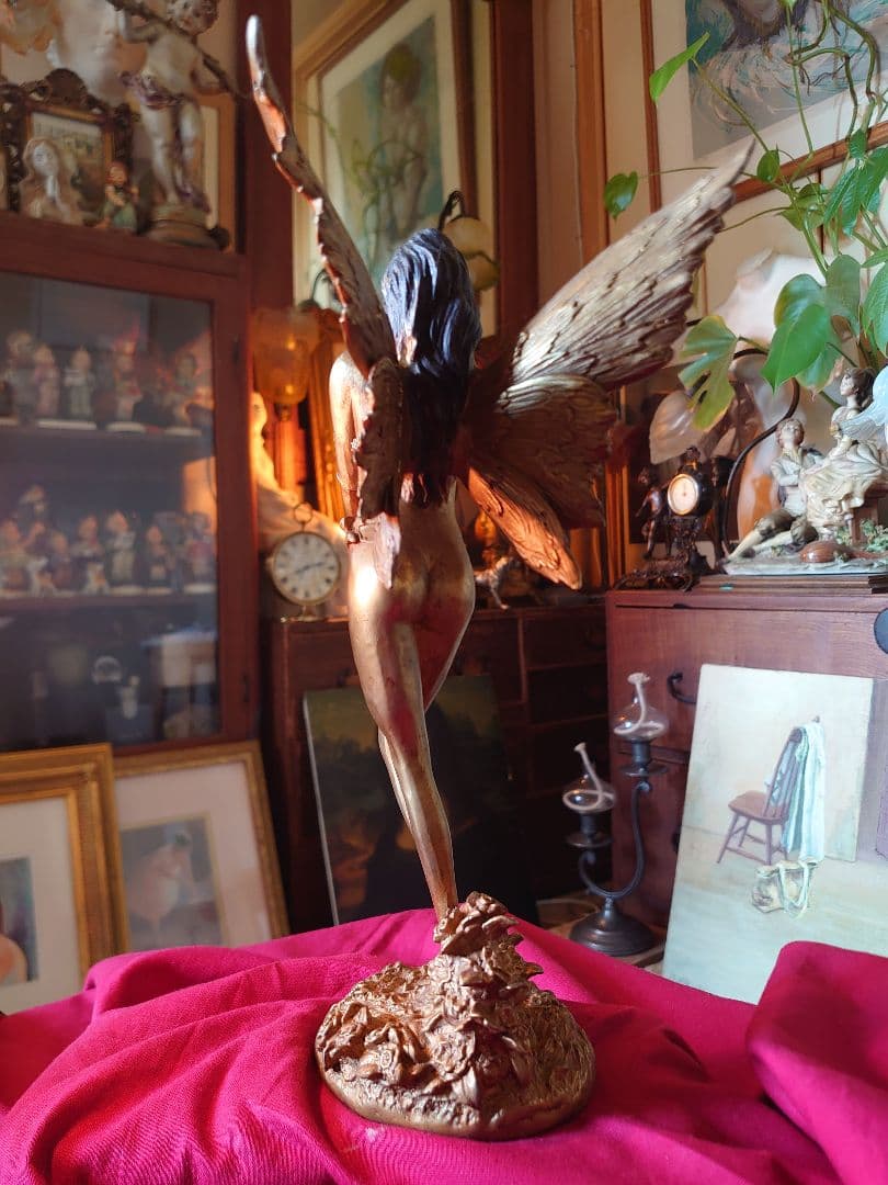 ヴィンテージ　ブロンズ像「勝利の女神」