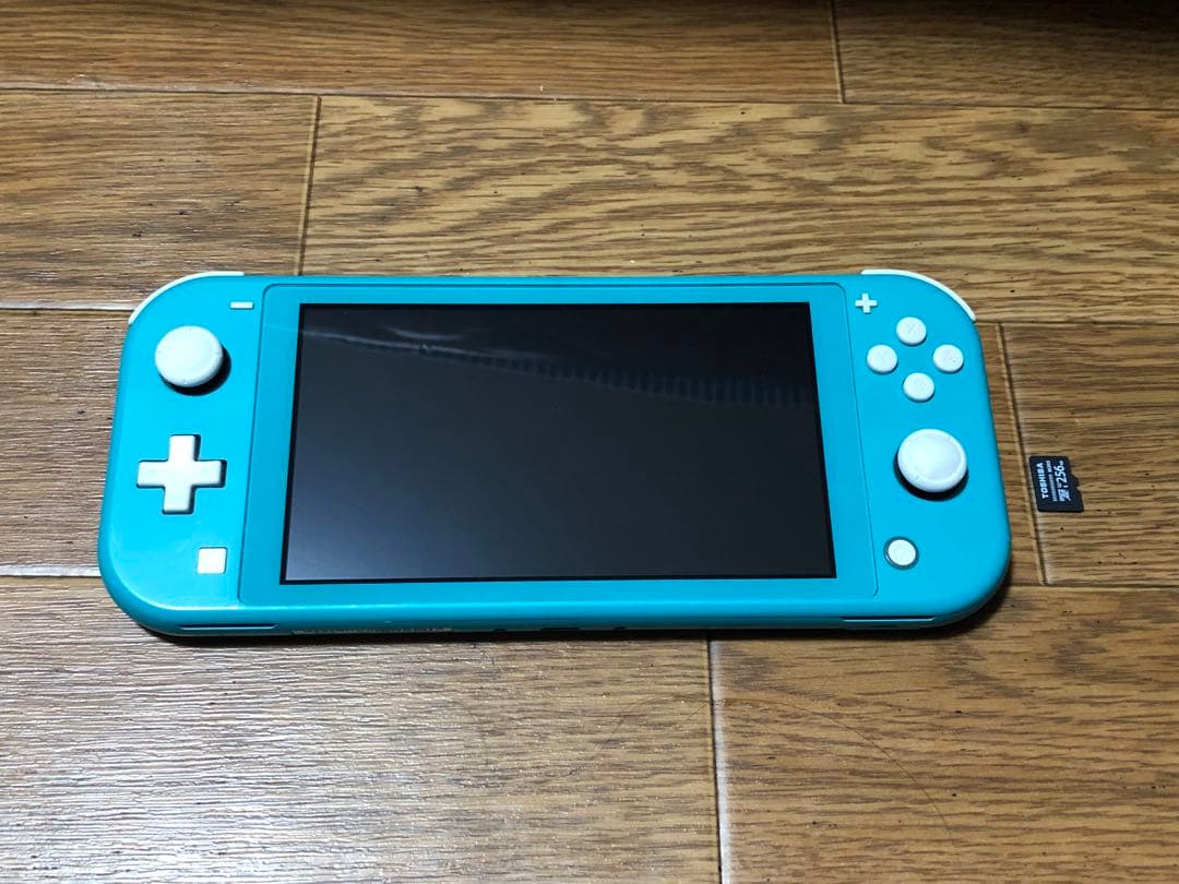 Nintendo Switch Light ターコイズSD保護フィルム充電器なし