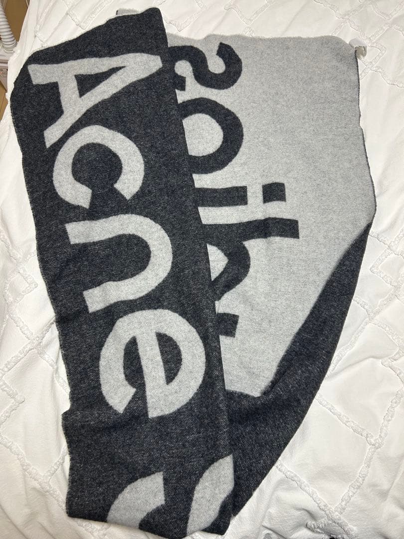 Acne Studios マフラー FN-ux SCAR00125 ブラック