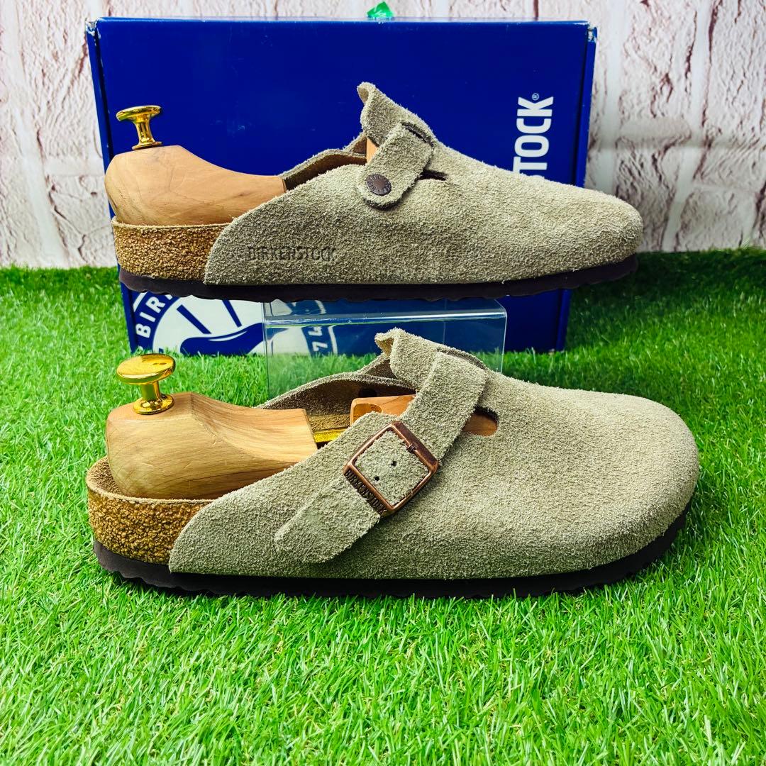 【極美品】BIRKENSTOCK Boston ボストン 本革 厚底 26