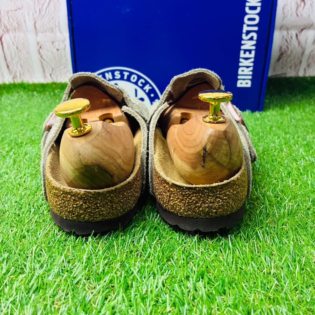 【極美品】BIRKENSTOCK Boston ボストン 本革 厚底 26