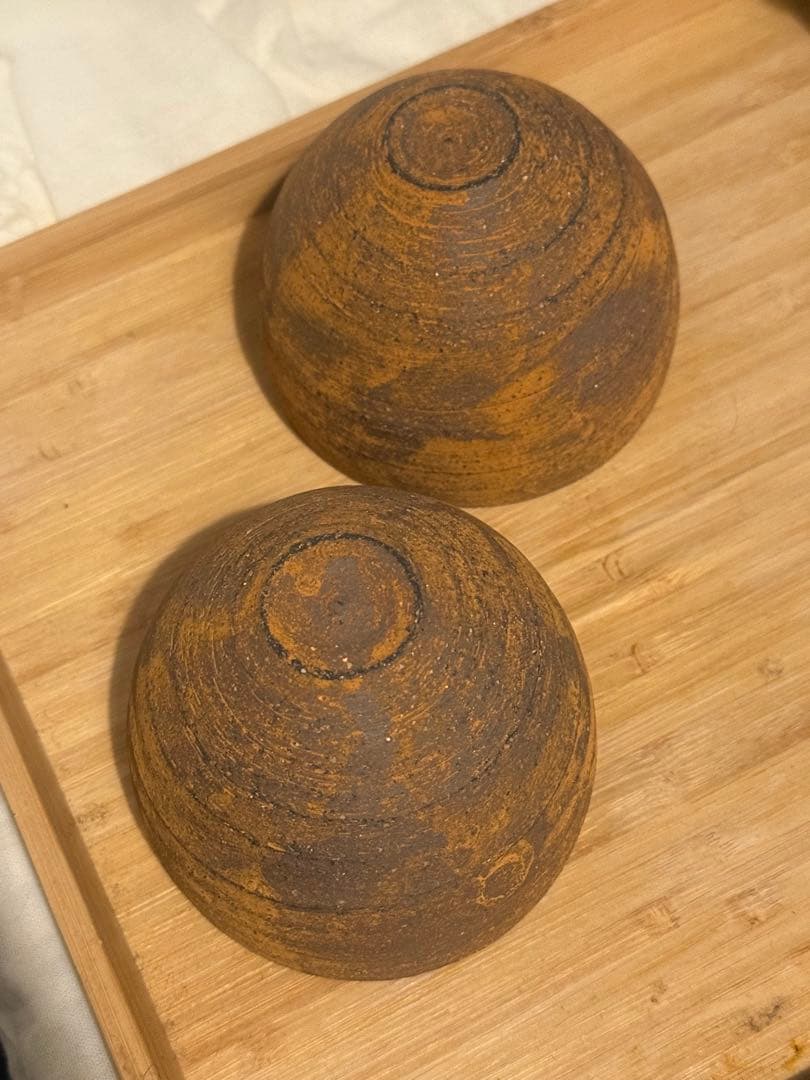 『新品未使用』二階堂明弘　2点セット　焼き締め　丸カップ　フリーカップ　小鉢