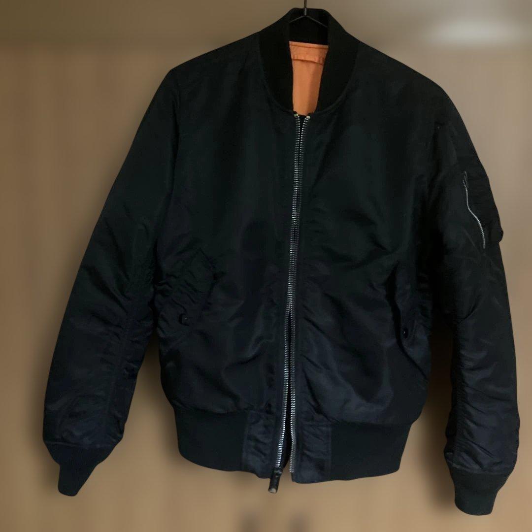 ALPHA INDUSTRIES MA-1 ブラック Sサイズ かなり美品