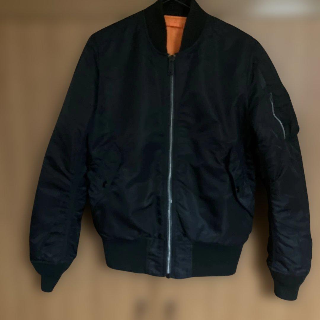 ALPHA INDUSTRIES MA-1 ブラック Sサイズ かなり美品