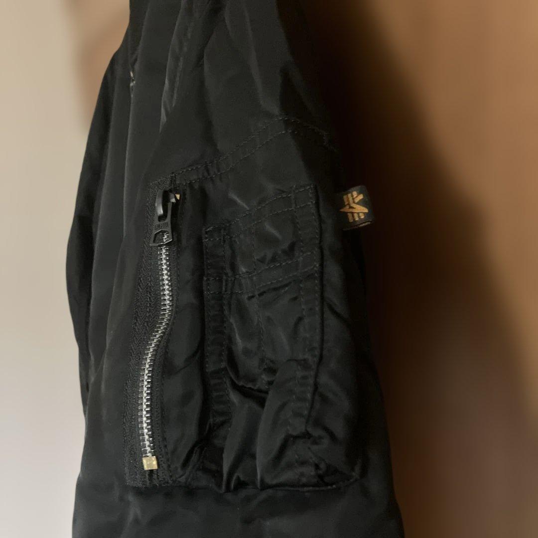 ALPHA INDUSTRIES MA-1 ブラック Sサイズ かなり美品