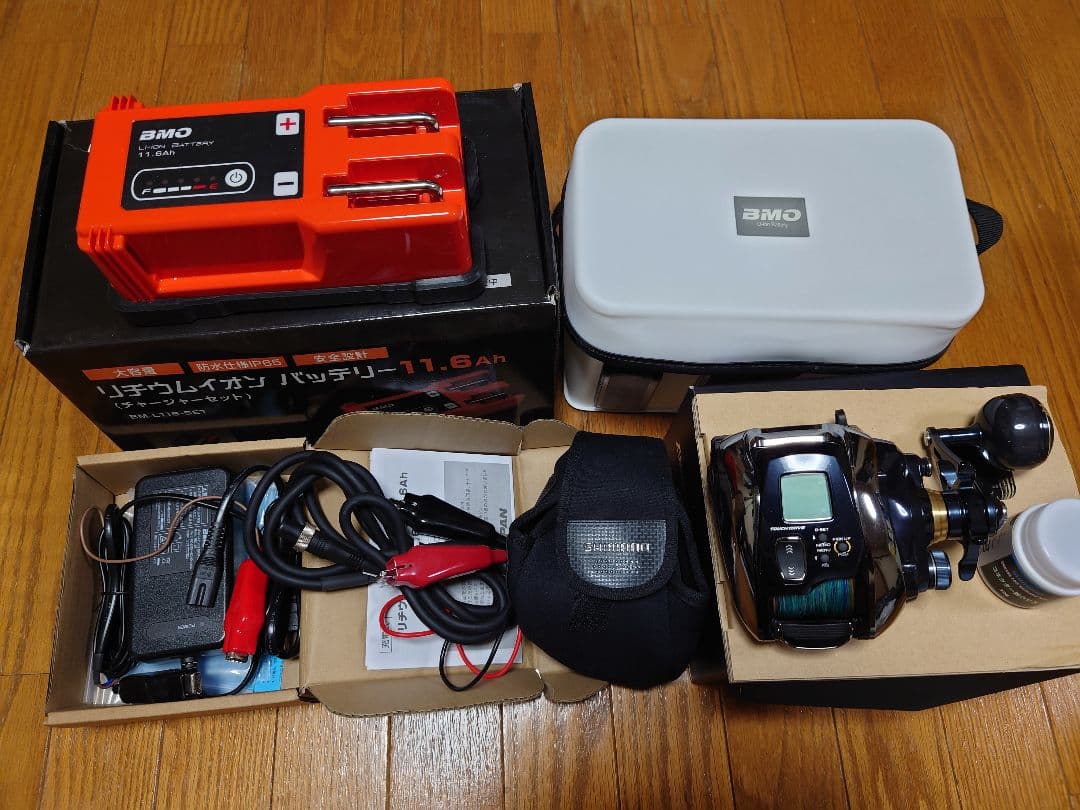 SHIMANOビーストマスター1000EJ　BMOリチウムイオンバッテリー