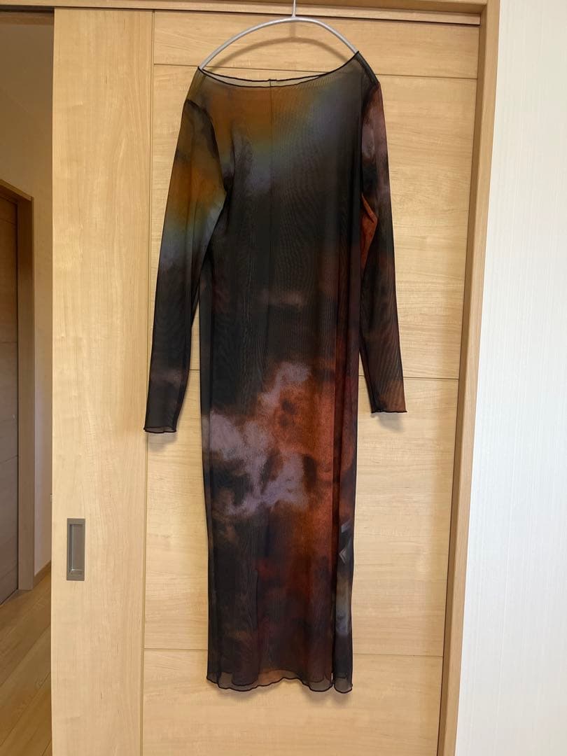 ワンピース AMERI MIRANDA TAIDAI SHEER LONG TOP S