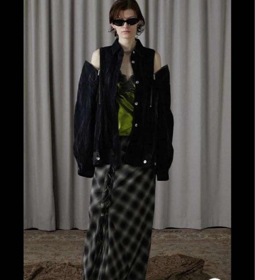 PRANK PROJECT ジップデニムシャツブルゾン black