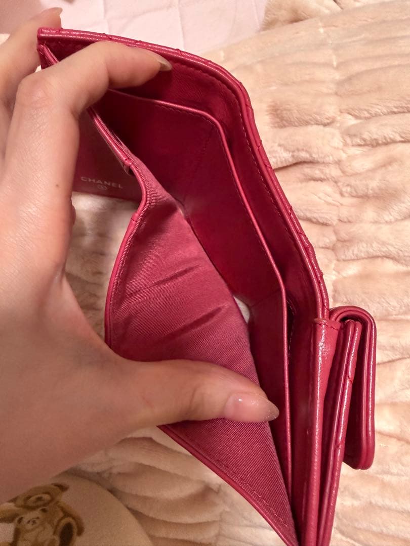 CHANEL ボーイシャネル　三つ折り財布