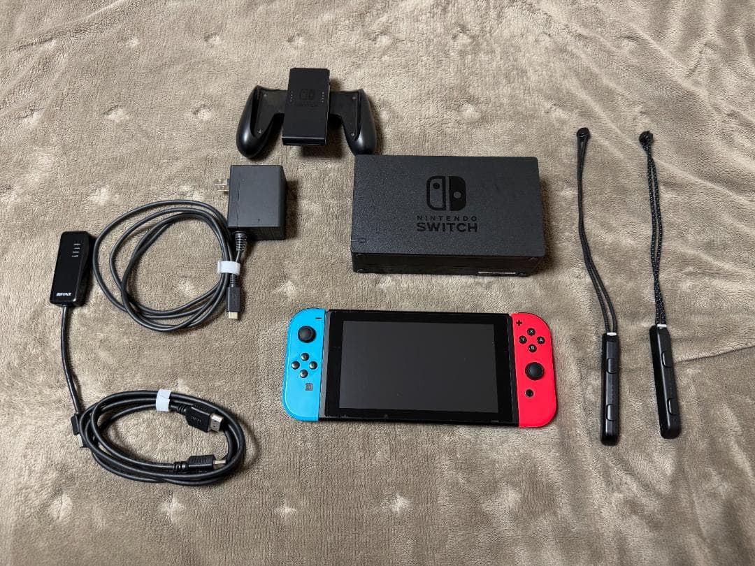 Nintendo Switch 本体 microSD256GB,有線LAN付属