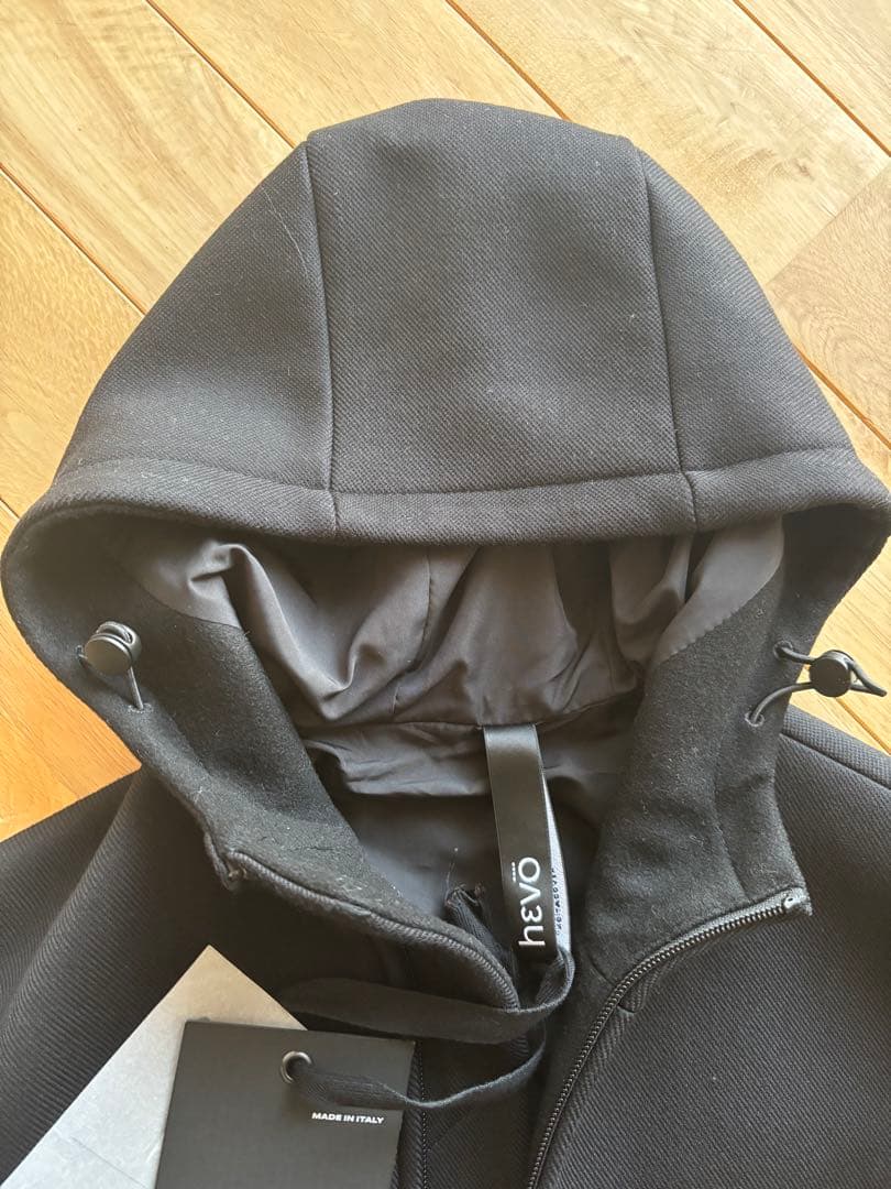 ※たか2　未使用　ウールダッフルコート MONOPOLI ブラック50