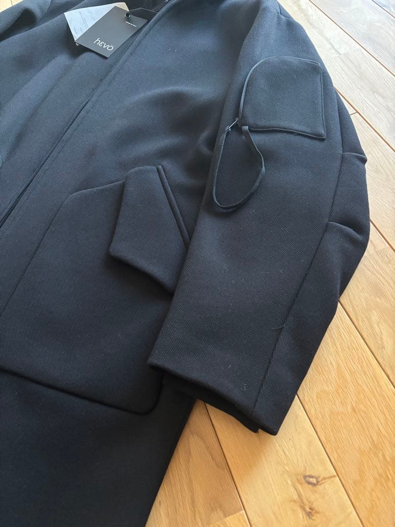 ※たか2　未使用　ウールダッフルコート MONOPOLI ブラック50