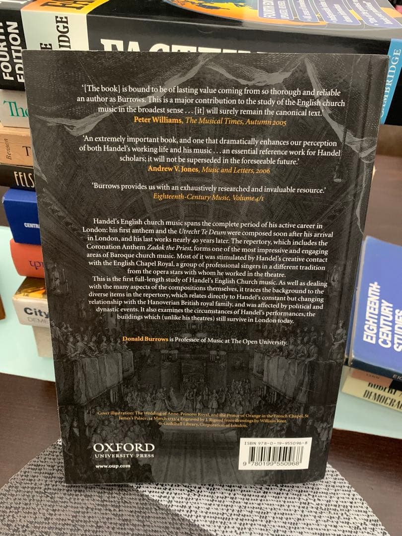 希少　Handel and the English Chapel 