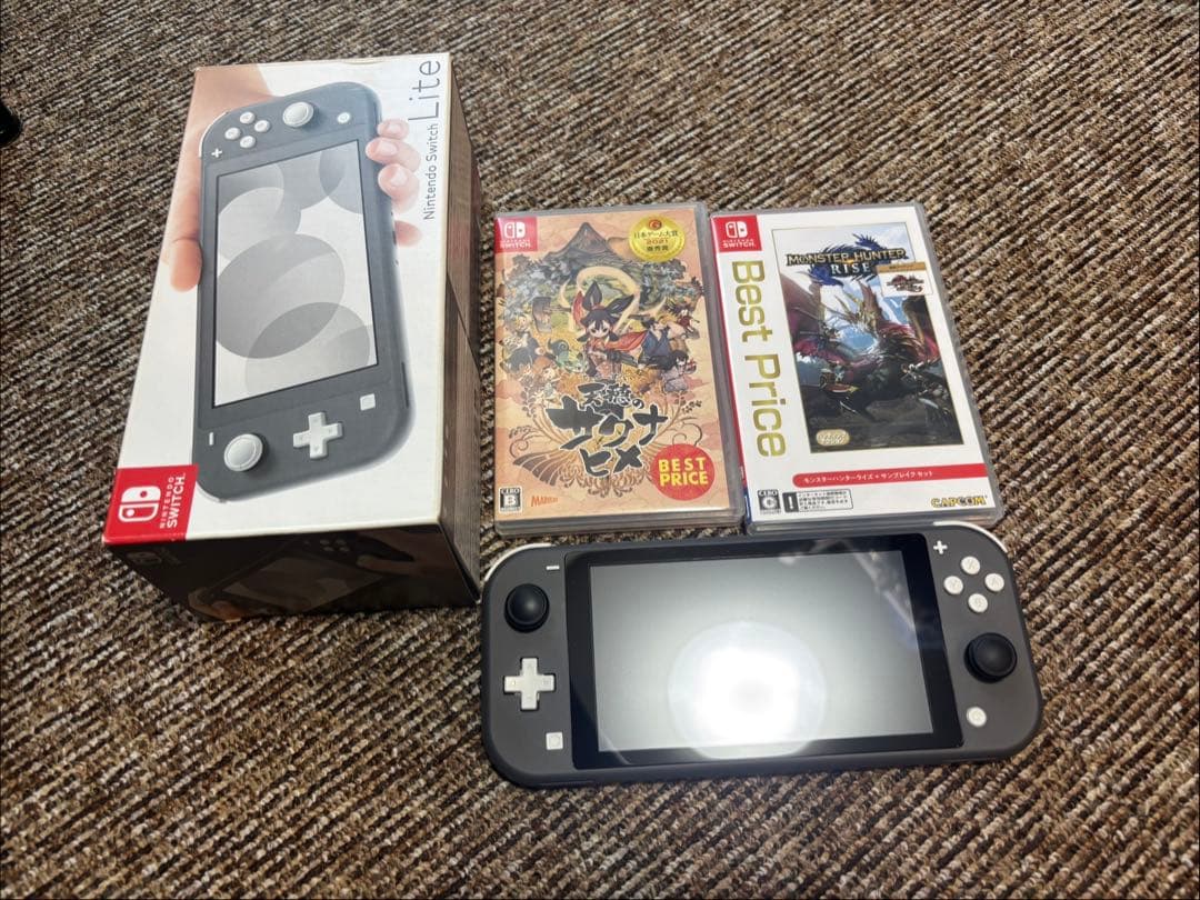 任天堂　switch lite スイッチライト　ソフト2個付き