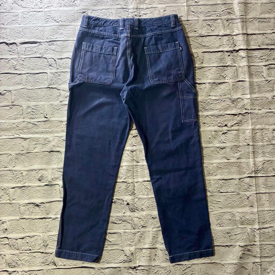 stussy ステューシー ダブルニーワークパンツ 32 ネイビー