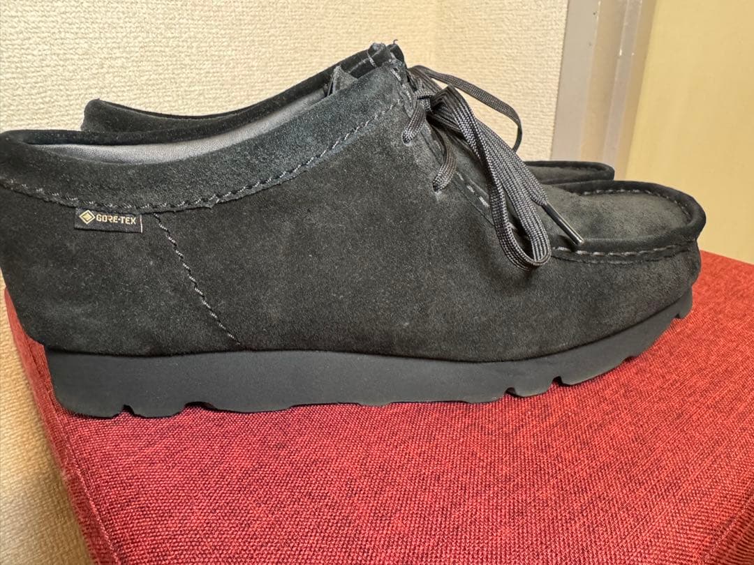 Clarks Wallabee GTX 黒スエード UK8.0 / 26.0cm