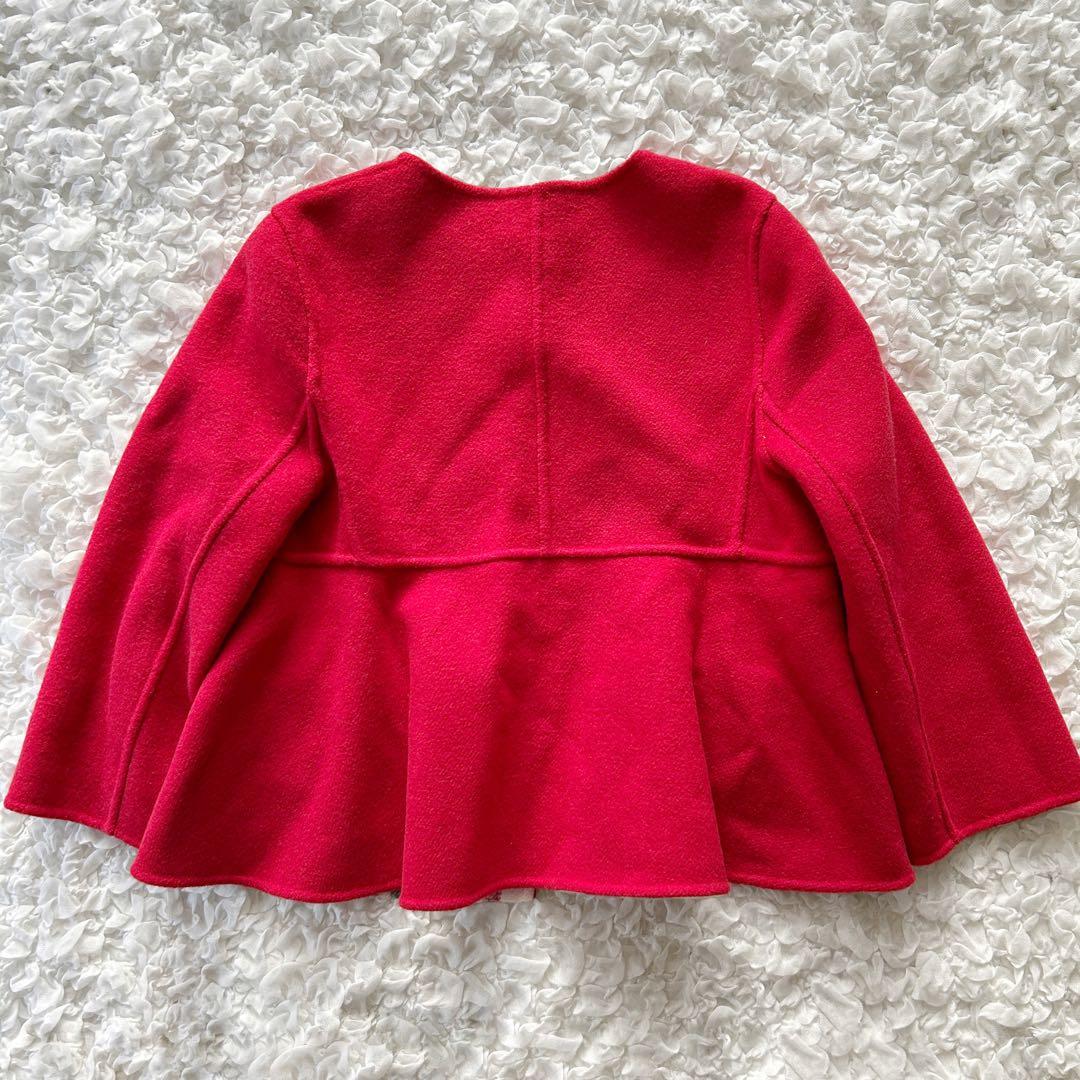 M'S GRACY エムズグレイシー　チェックｘ無地リバーシブルジャケット