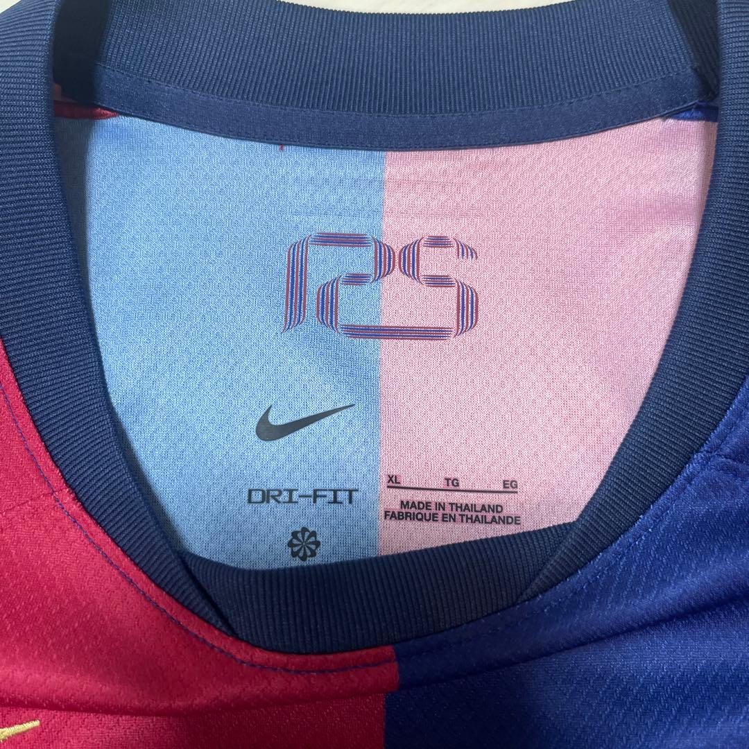 非売品 正規品 FCバルセロナ 24-25 レプリカユニフォーム スポンサー無し